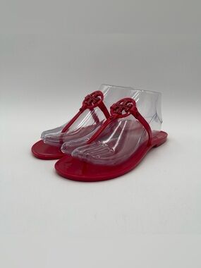 Tory Burch Red Mini Miller Jelly Thong Sandal Women’s Size 7 US